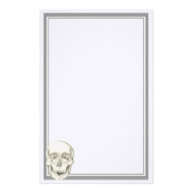 Skull stationery