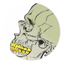 Skull Sticker