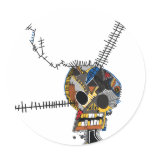 Skull stickers