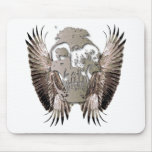 Skull Stylish Wings Vector mousepads