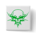Skull Tattoo 3 buttons