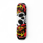 skull tattoo deck skate deck