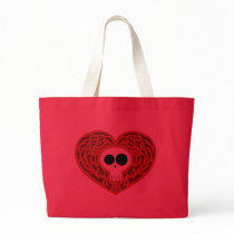 Skull Tattoo Heart Bag