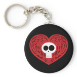 Skull Tattoo Heart keychains