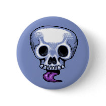 Skull Tongue buttons