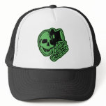 Skull Top Hat Gentleman Green