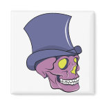 Skull ~ Top Hat Tattoo Skull Fantasy Art magnets
