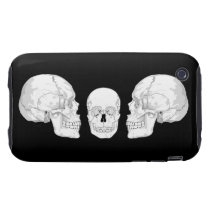 Skull Trio Iphone 3 Tough Covers