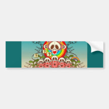 Skull Troops Bumper Sticker