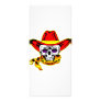Skull w/ Cowboy Hat Personalized Rack Card