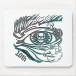 Skull Warrior 10th Birthday Gifts Mouse Mat