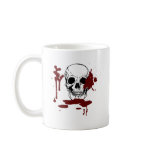 Skull with blood mug
