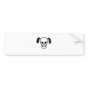 Skull With Bunches bumper stickers