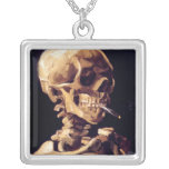 Skull With Cigarette, Van Gogh Custom Jewelry