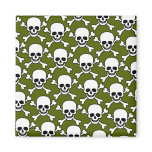 skull with crossbones design magnets
