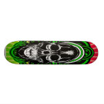 Skull With Diamond in Forehead Skateboard