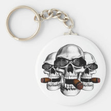 Skull with Shades Keychains