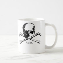 skullbones coffee mug