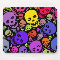 Skulls and Bats Mousepad