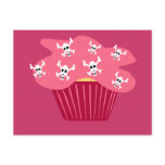 Skulls and Cupcake Postcard