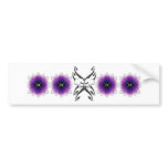 Skulls and Daisies bumper stickers