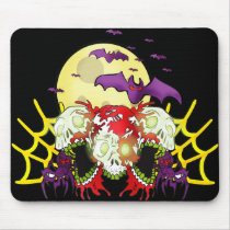 Skulls and Moon Mousepad