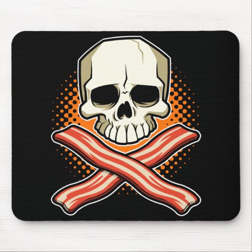 Skulls & Bacon Logo Mousepad