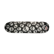 skulls-danger-bones-cross-1, JBM Skateboard Deck