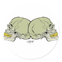 Skulls Duo Sticker
