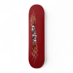 Skulls Flames R Skateboard