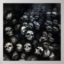 Skulls Leinwand Poster
