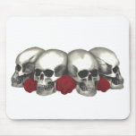skulls mouse pad