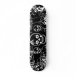 skulls n swirls skate board