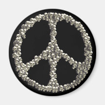 Skulls Of Peace Magnets