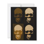 Skulls Pop Art Style Custom Invites