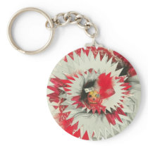 Skulls red keychains