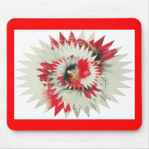 Skulls red mouse pads