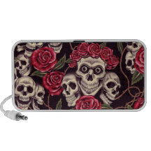 Skulls & Roses Notebook Speakers
