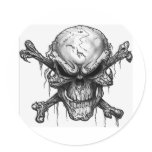 skulls stickers