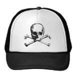 skulls trucker hat