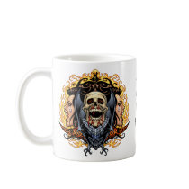 Skulls, Vampires and Bats customisable by Al Rio. Coffee Mug