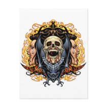 Skulls, Vampires and Bats customisable by Al Rio. Post Cards