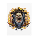 Skulls, Vampires and Bats customisable by Al Rio. postcards
