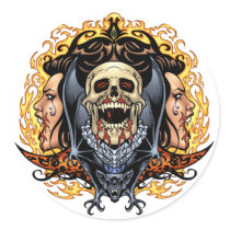 Skulls, Vampires and Bats customisable by Al Rio.