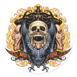 Skulls, Vampires and Bats customisable by Al Rio. stickers