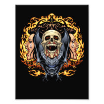 Skulls, Vampires and Bats Gothic Design by Al Rio Photo
