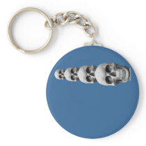 Skulls - Vertical Key Chain