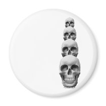 Skulls - Vertical Fridge Magnets