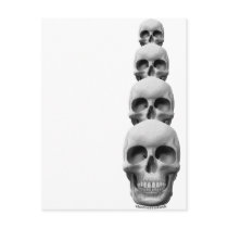 Skulls - Vertical Postcard