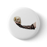 SkullSerene013110 Pinback Buttons